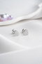 Heliophilia Silver Pendientes de Plata de Ley 925 Stud